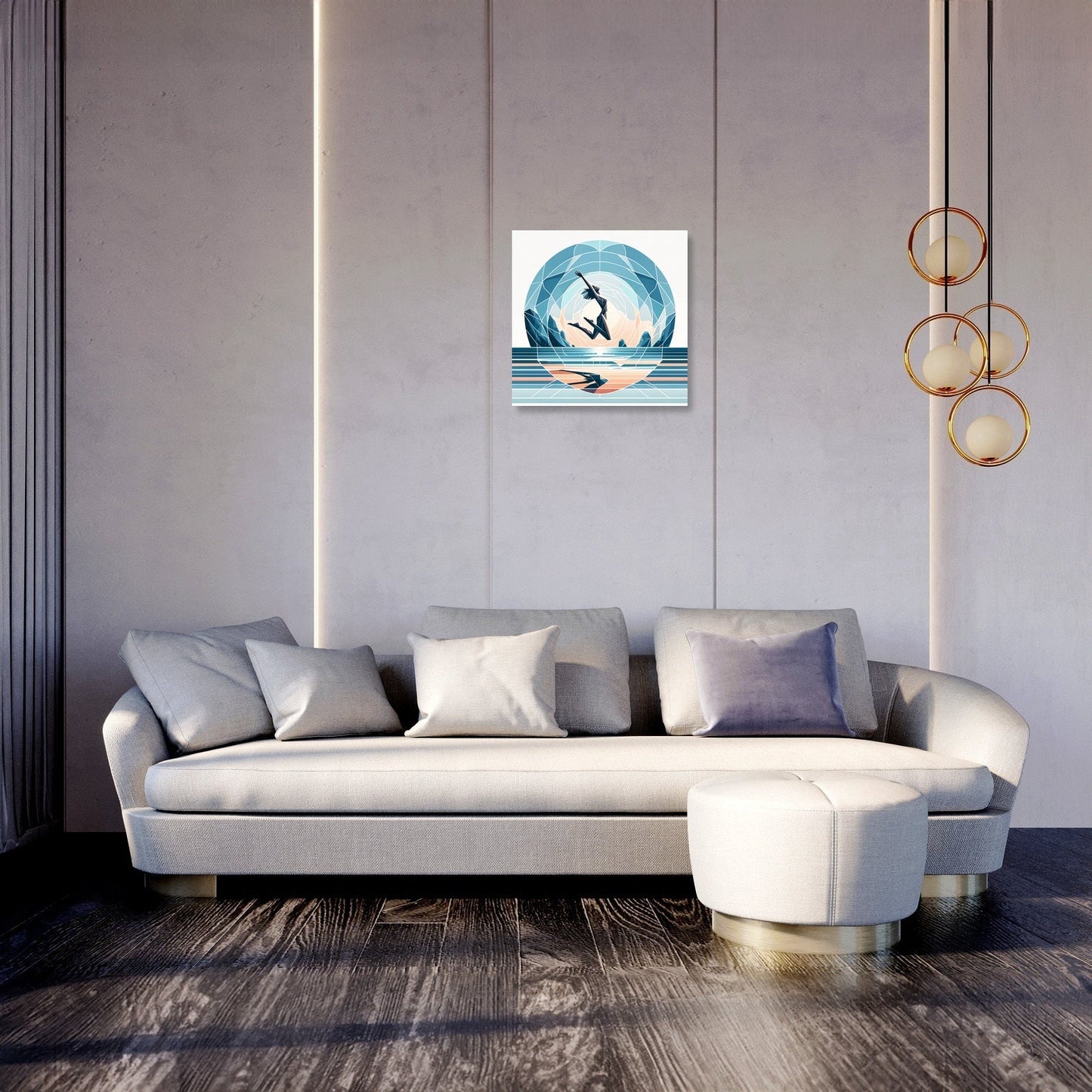 Tranquil Strides Canvas
