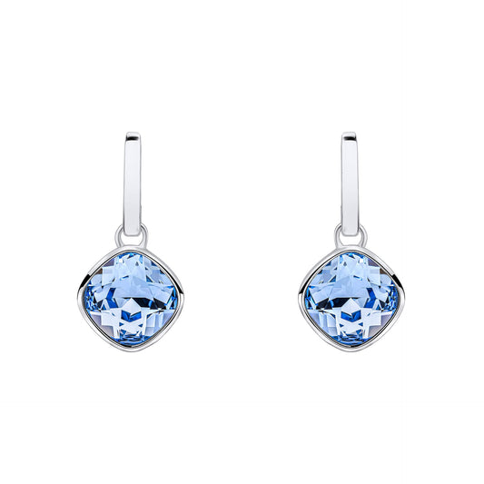 Beginnings Cushion Cut Crystal Drop Stud Earrings