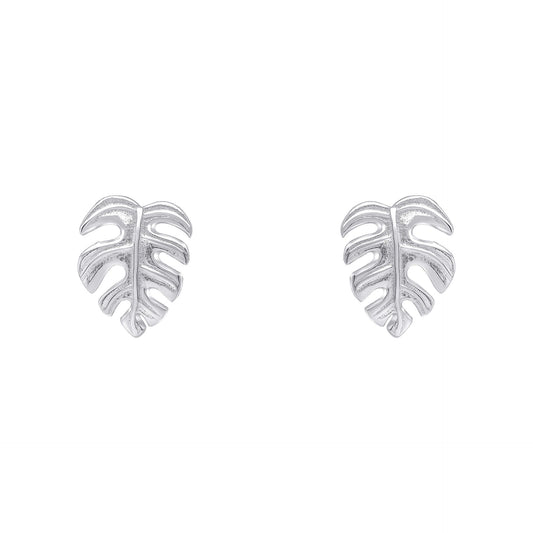Beginnings Monstera Leaf Stud Earrings