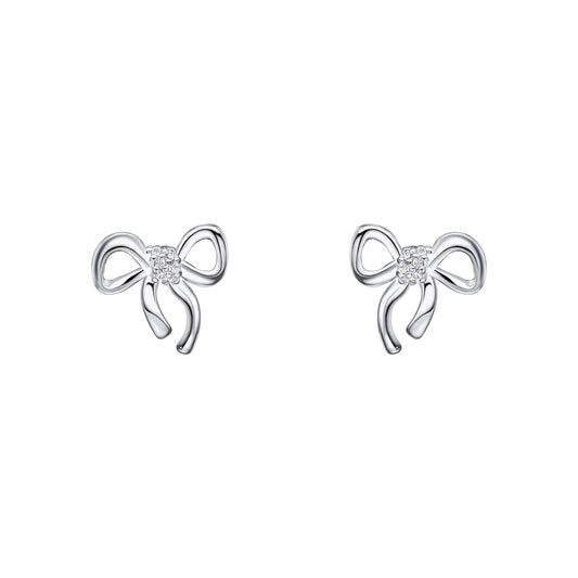 Laura Ashley Fashion Children’s Ribbon Bow Earrings