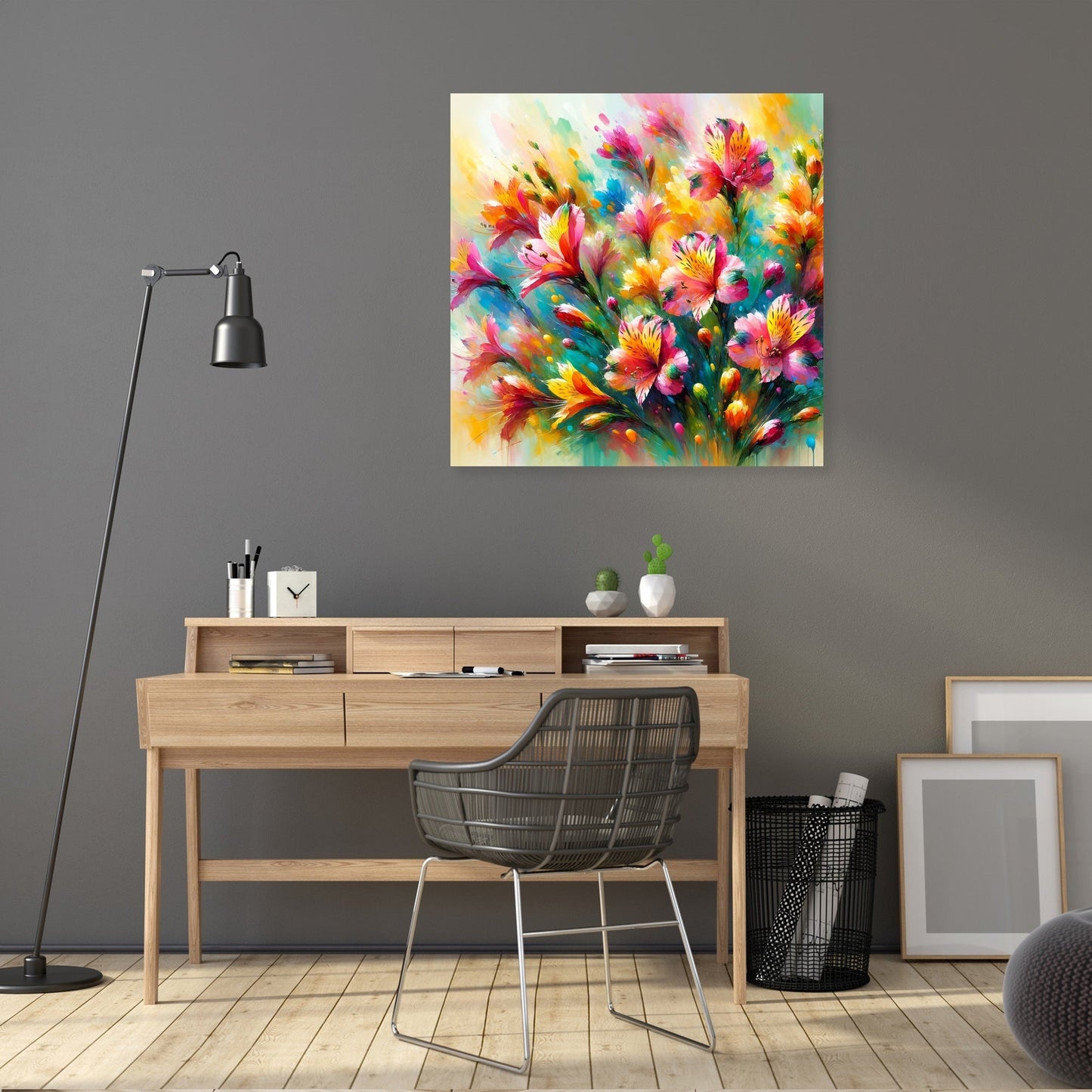 Alstroemeria's Dance Canvas
