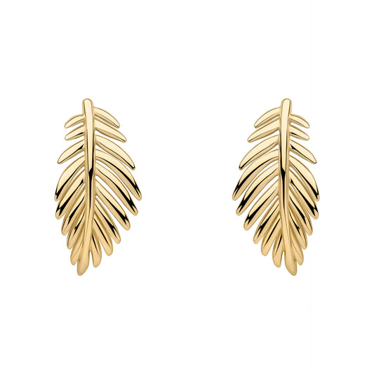 Laura Ashley Silver Marlbrook Leaf Earrings