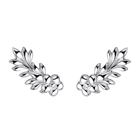 Laura Ashley Silver Naunton Folly Crawler Earrings