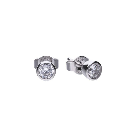 Diamonfire Bezel Set Carat Stud Earrings