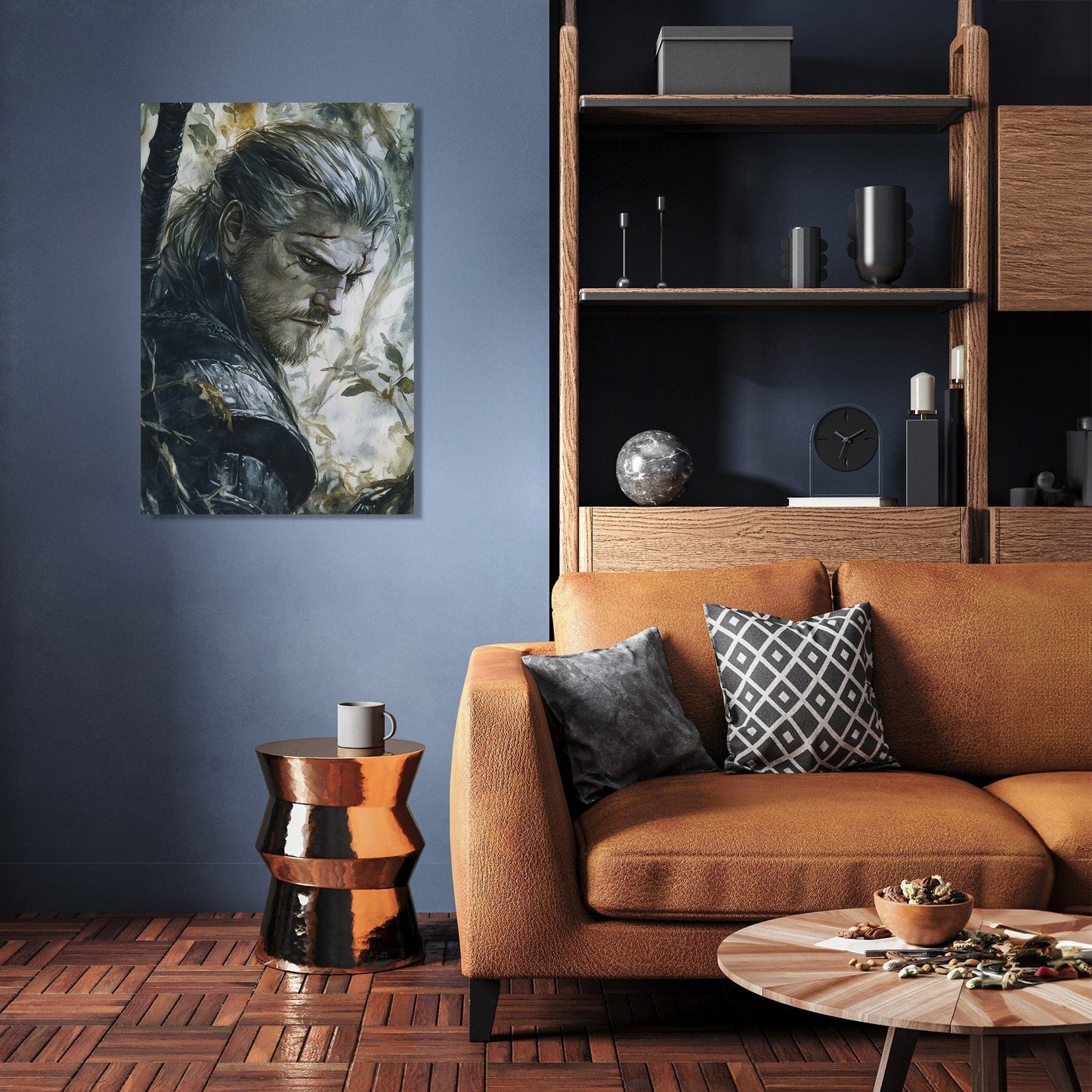 Moonlit Warrior Canvas