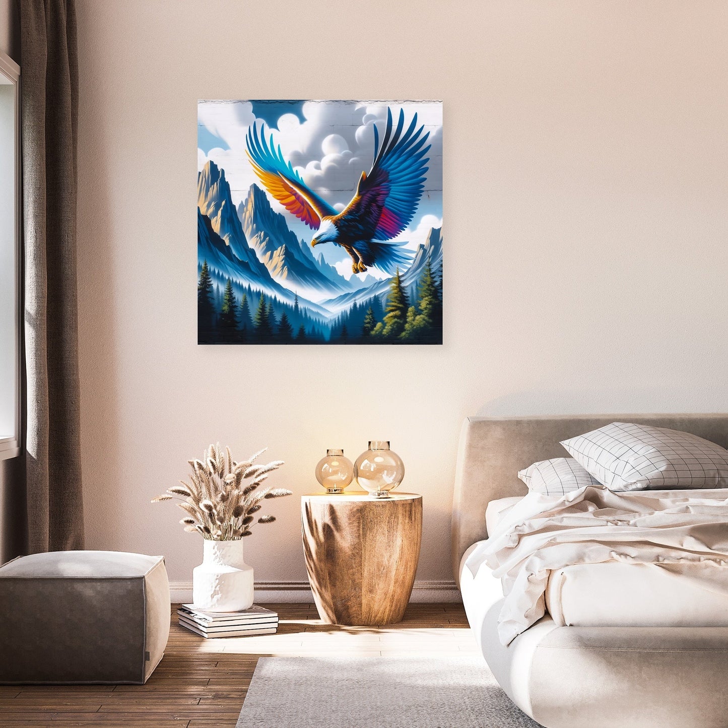 Majestic Soaring Eagle Canvas