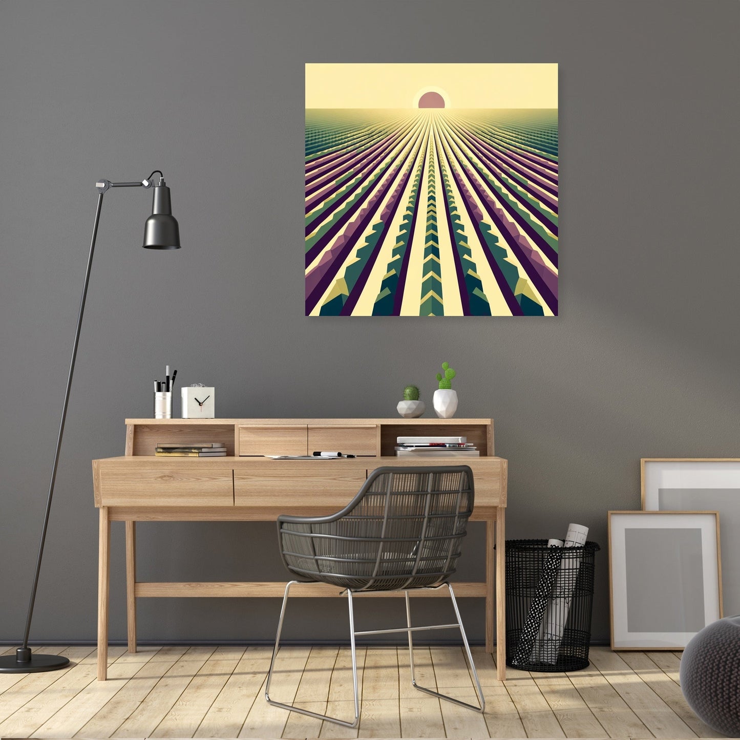 Harvest Geometry Canvas