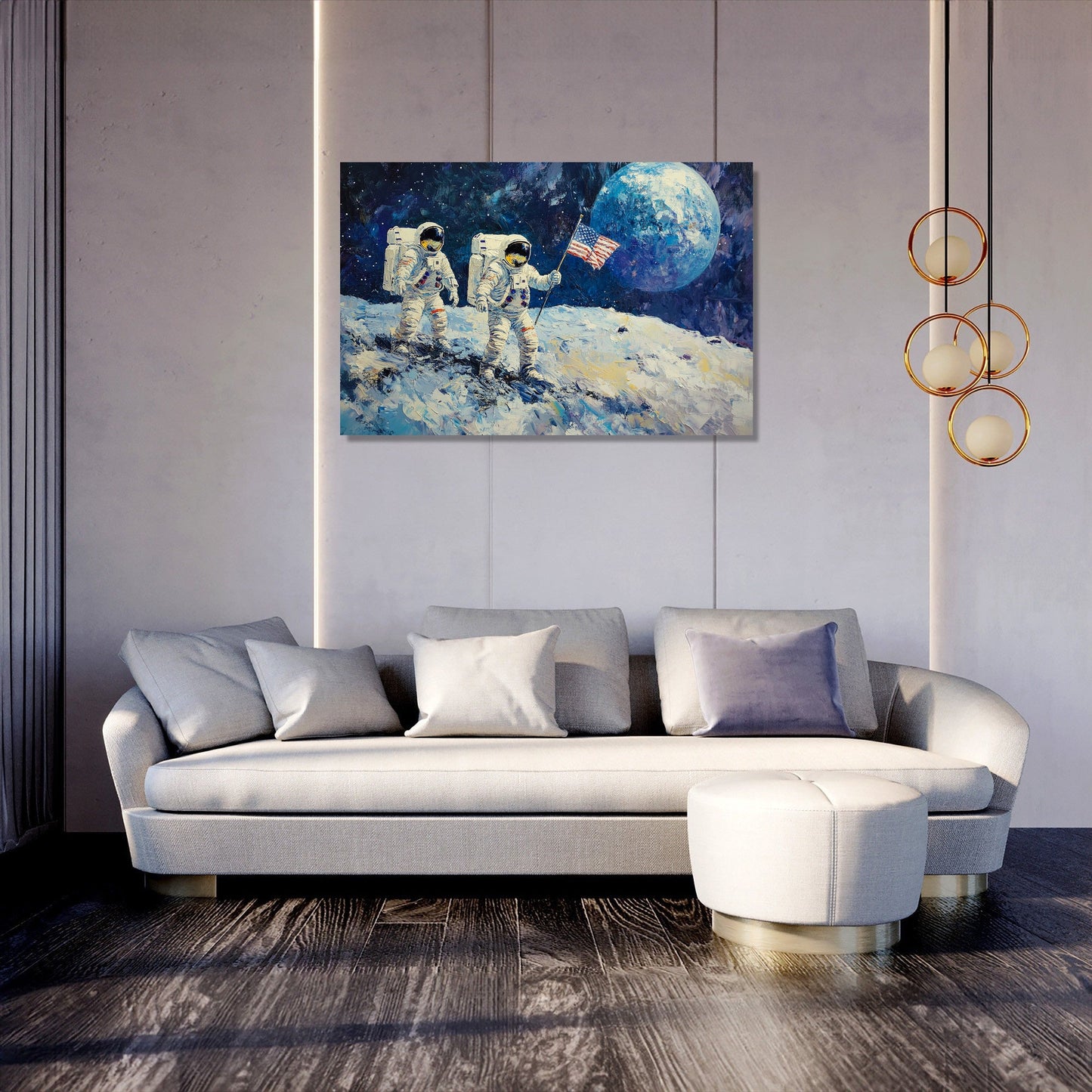 Lunar Exploration Canvas