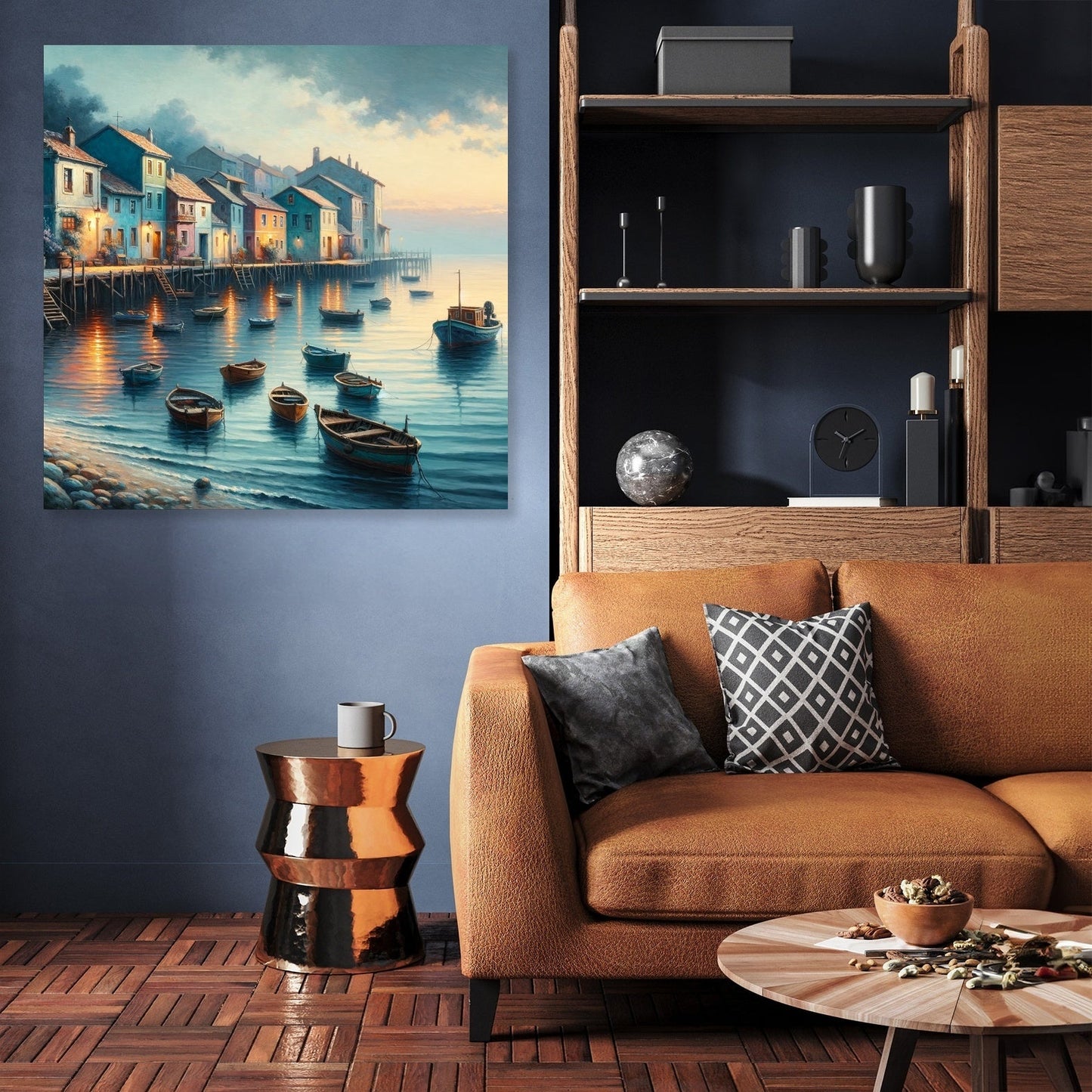 Dusk Harbor Canvas