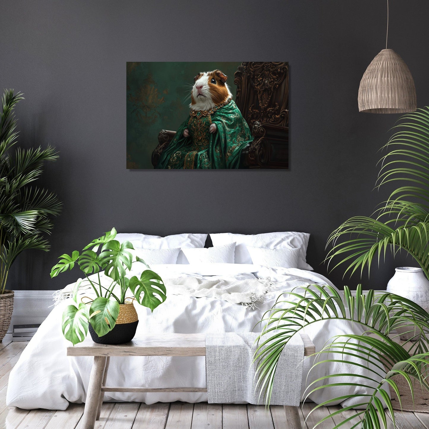 Regal Guinea Pig Canvas