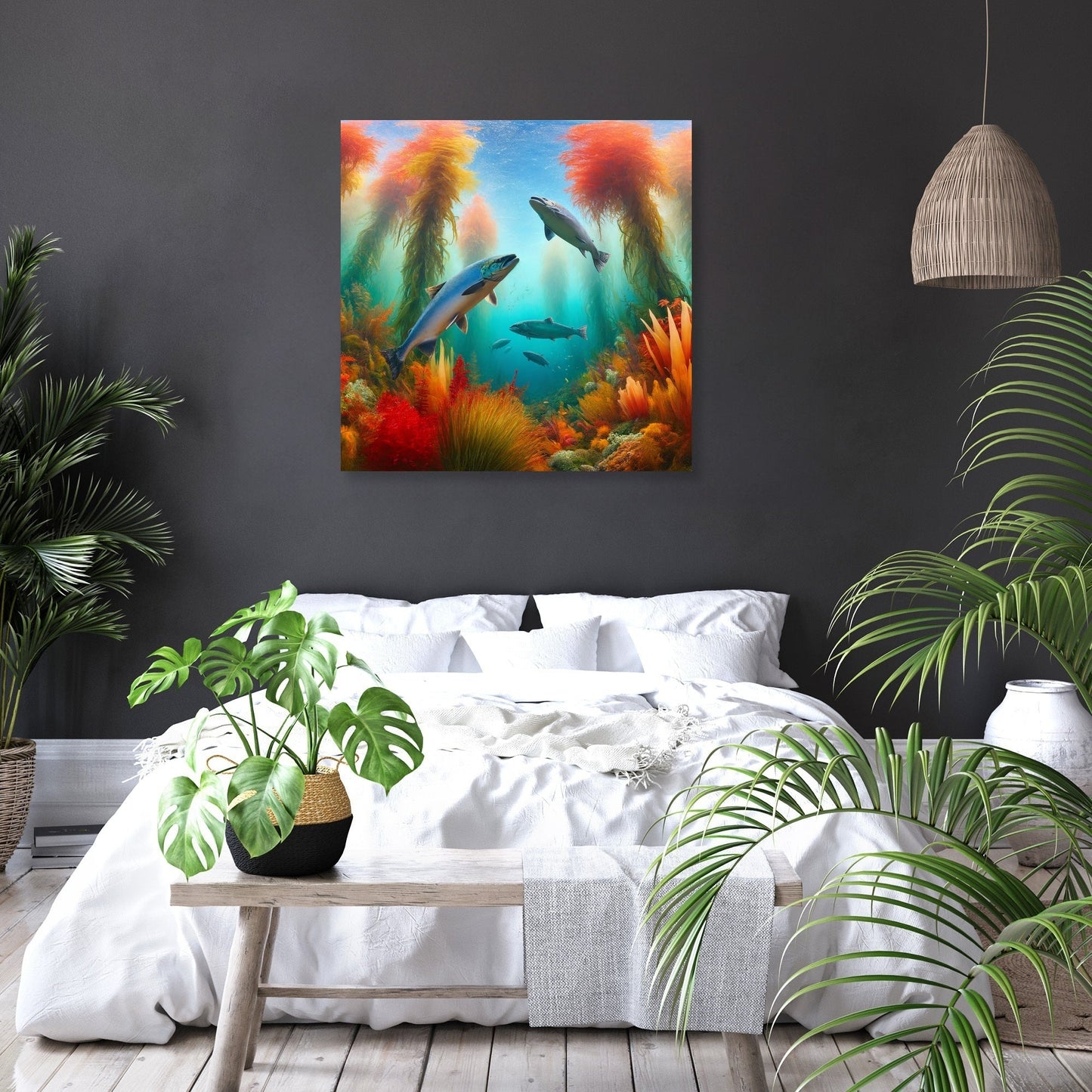 Autumn Underwater Canvas
