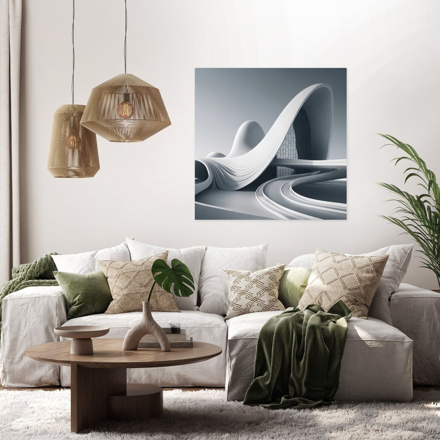 Sculptural Flow Canvas