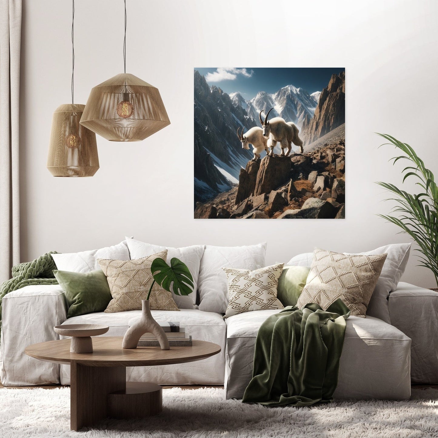Mountain Goats Canvas