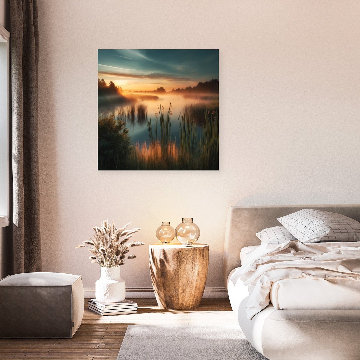 Dawn Wetlands Canvas