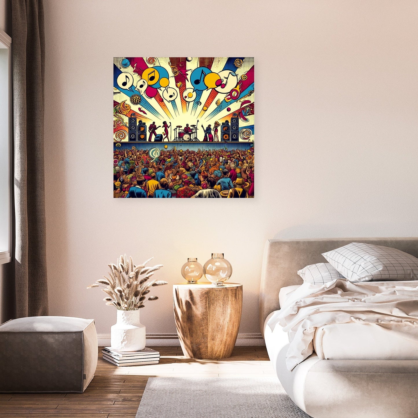 Pop Rhythms Festival Canvas