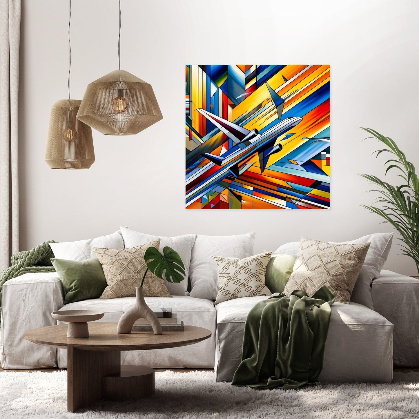 Abstract Altitudes Canvas