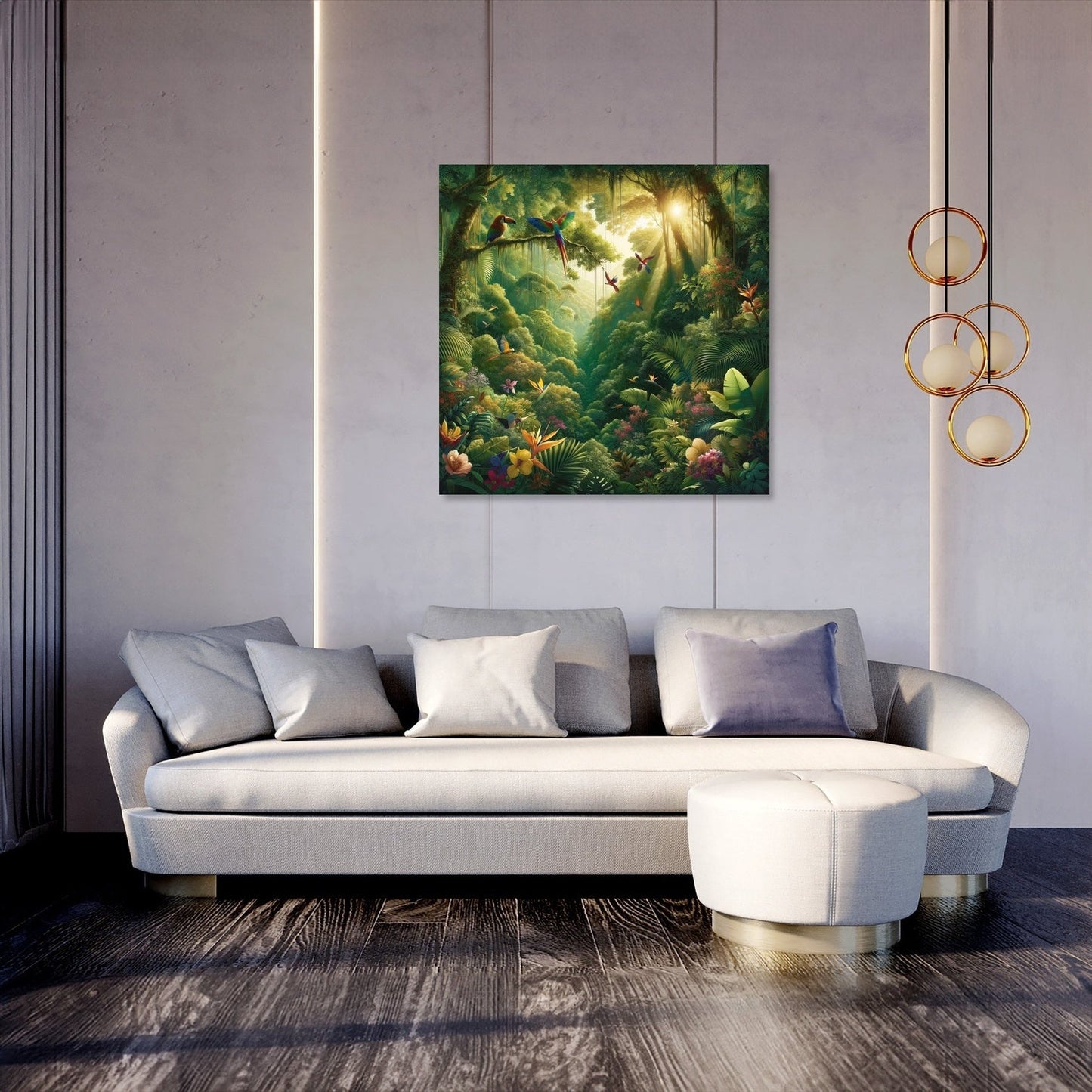 Verdant Canopy Canvas
