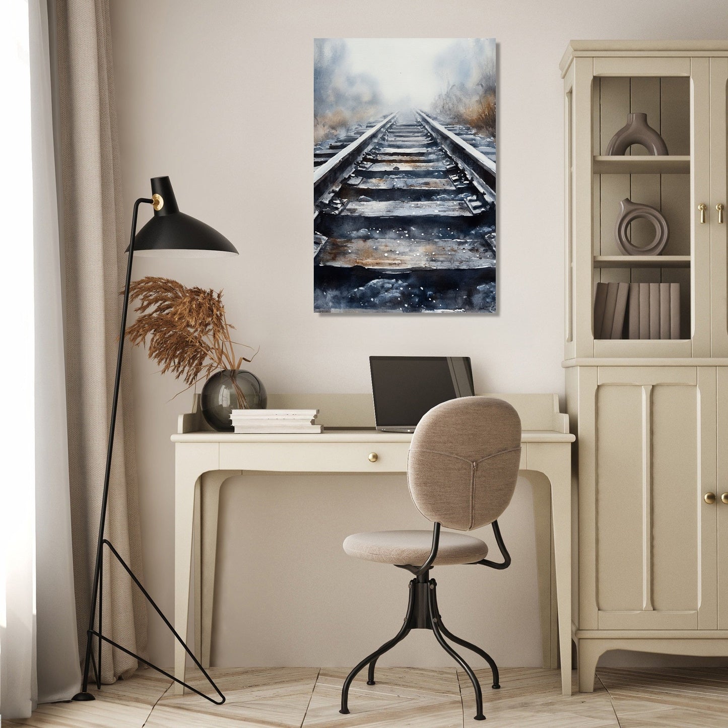 Misty Rails Canvas