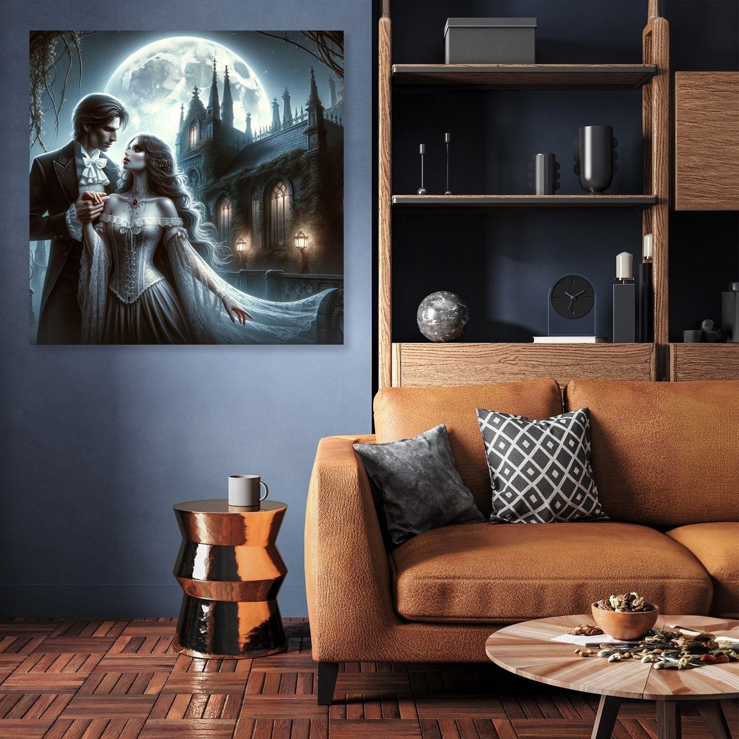 Moonlit Embrace Canvas