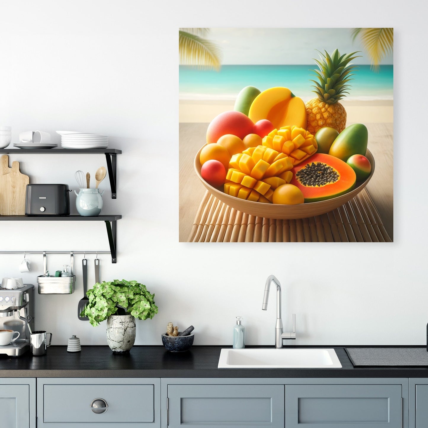 Tropical Fruit Medley Canvas