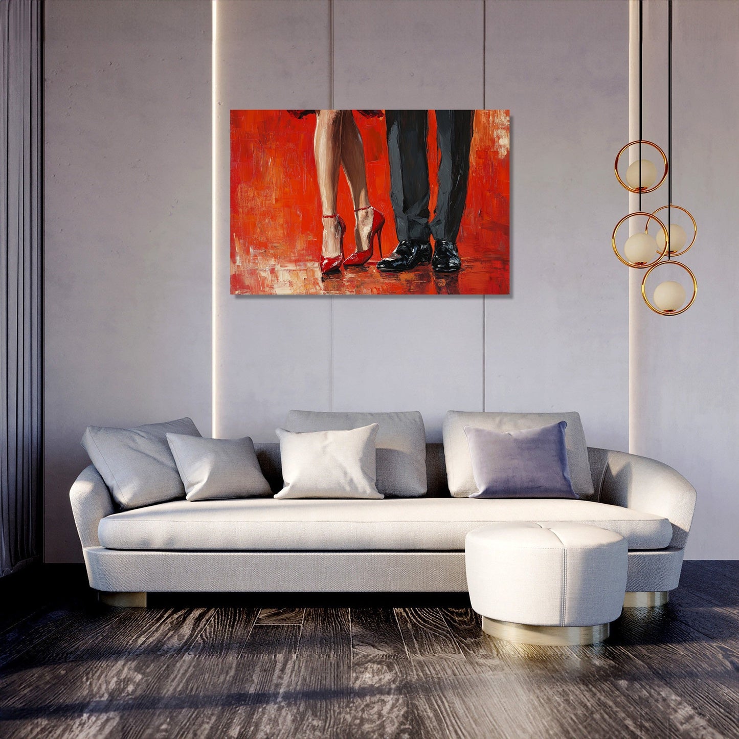 Enigma of Footfalls Canvas