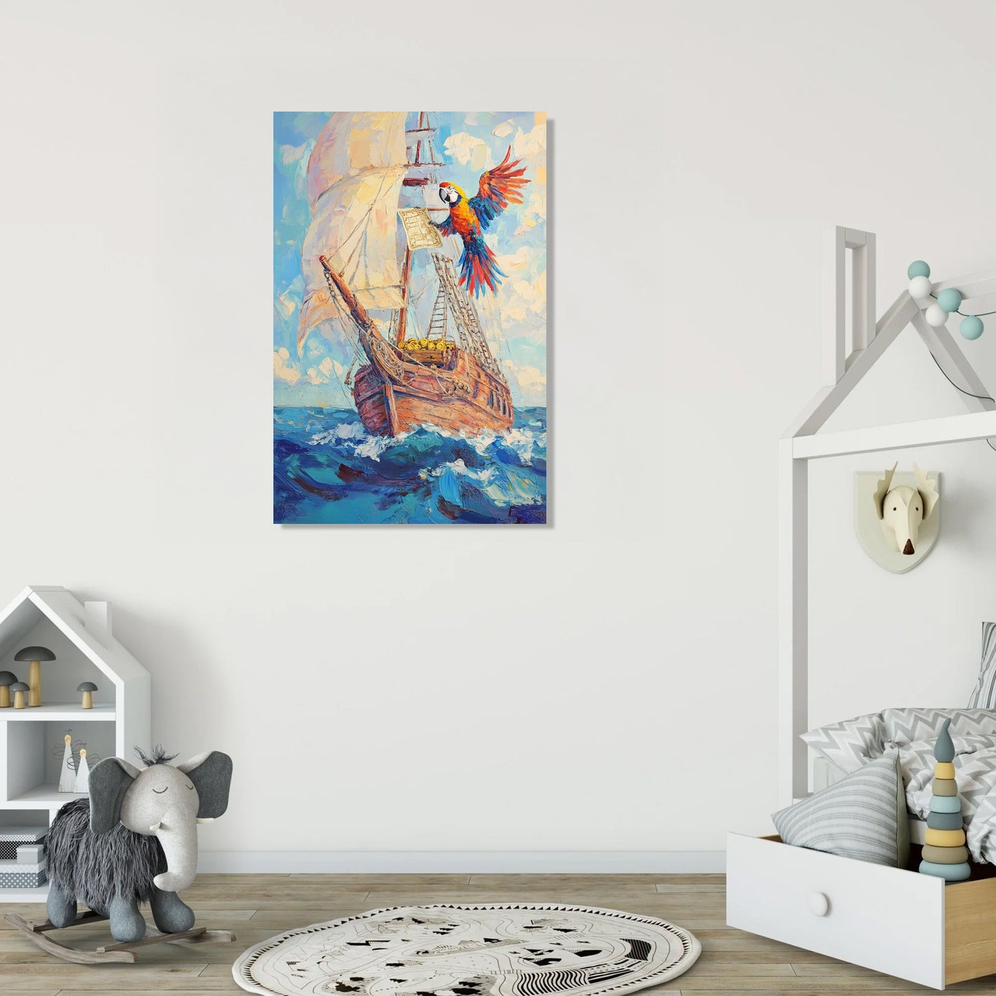 Pirate Treasure Adventure Canvas