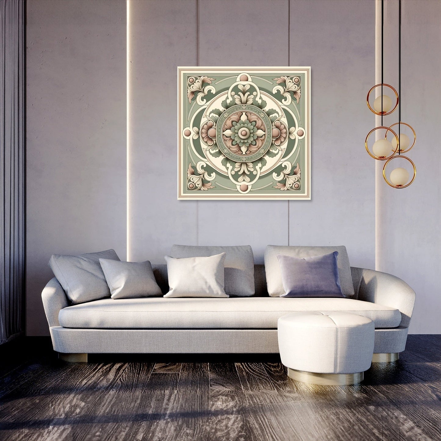 Classical Medallion Canvas