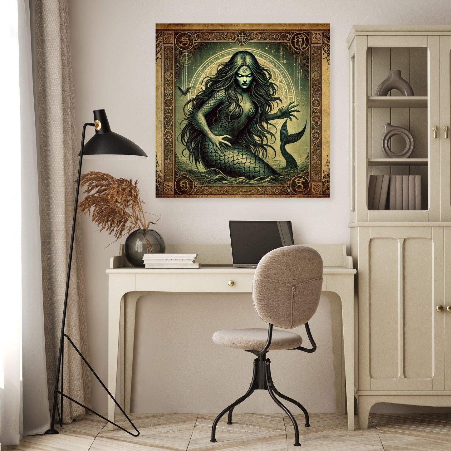 Medieval Siren Canvas