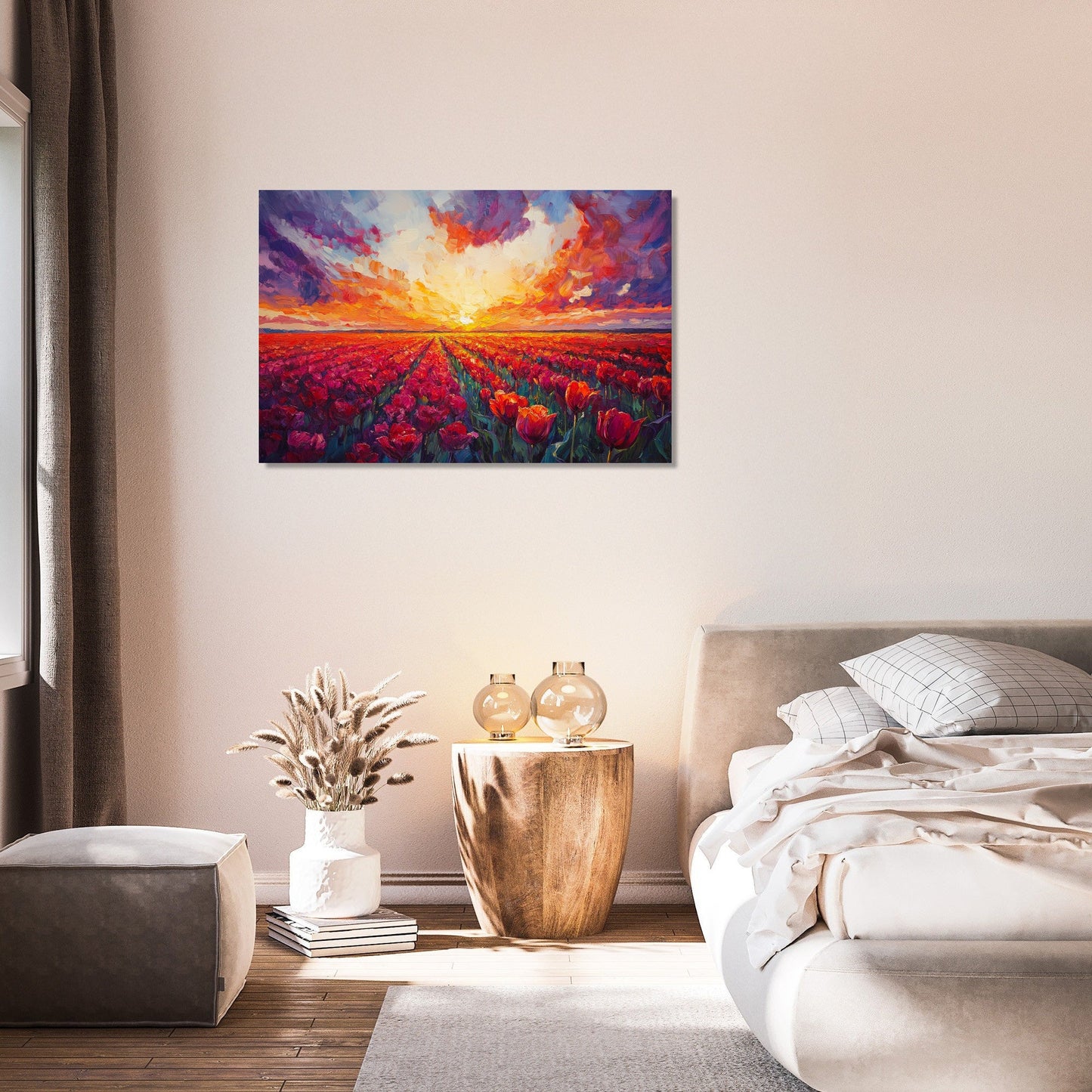 Sunset Tulip Canvas