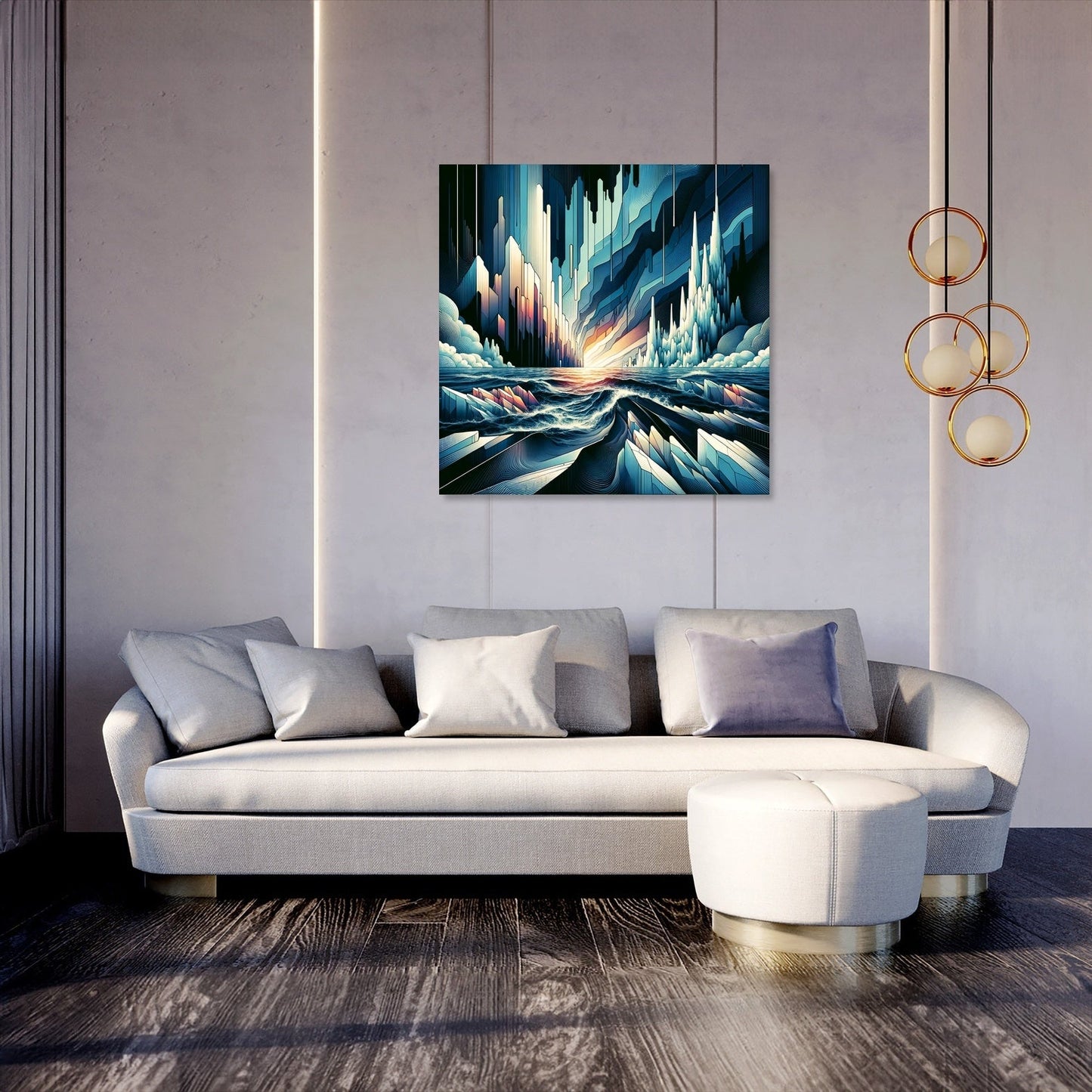 Frozen Waters Canvas