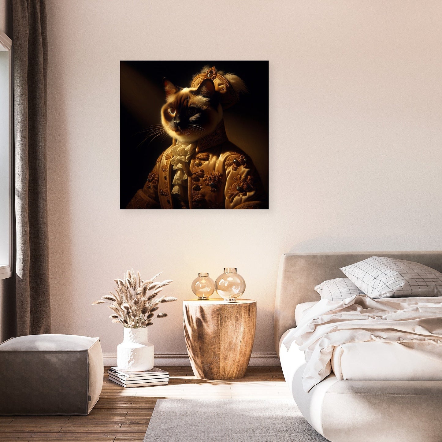 Regal Siamese Royalty Canvas