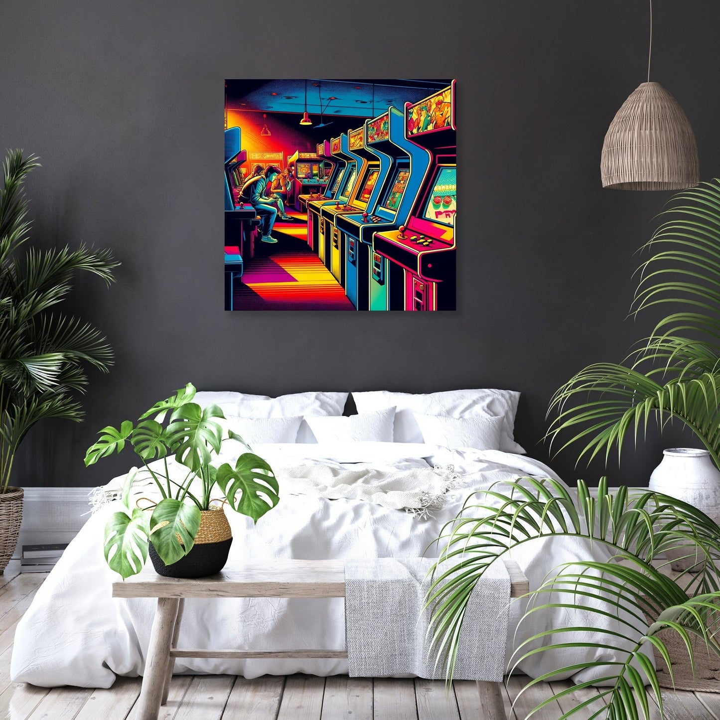 Arcade Retro Pop Canvas