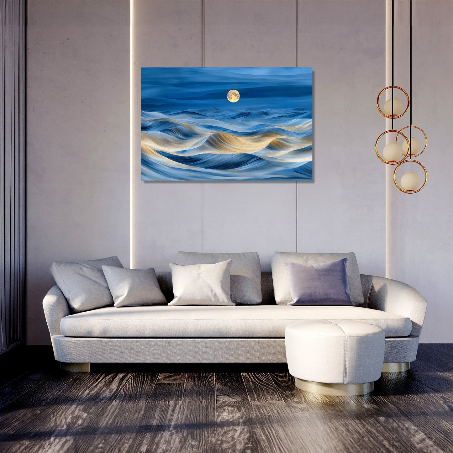 Moonlit Dunes Canvas