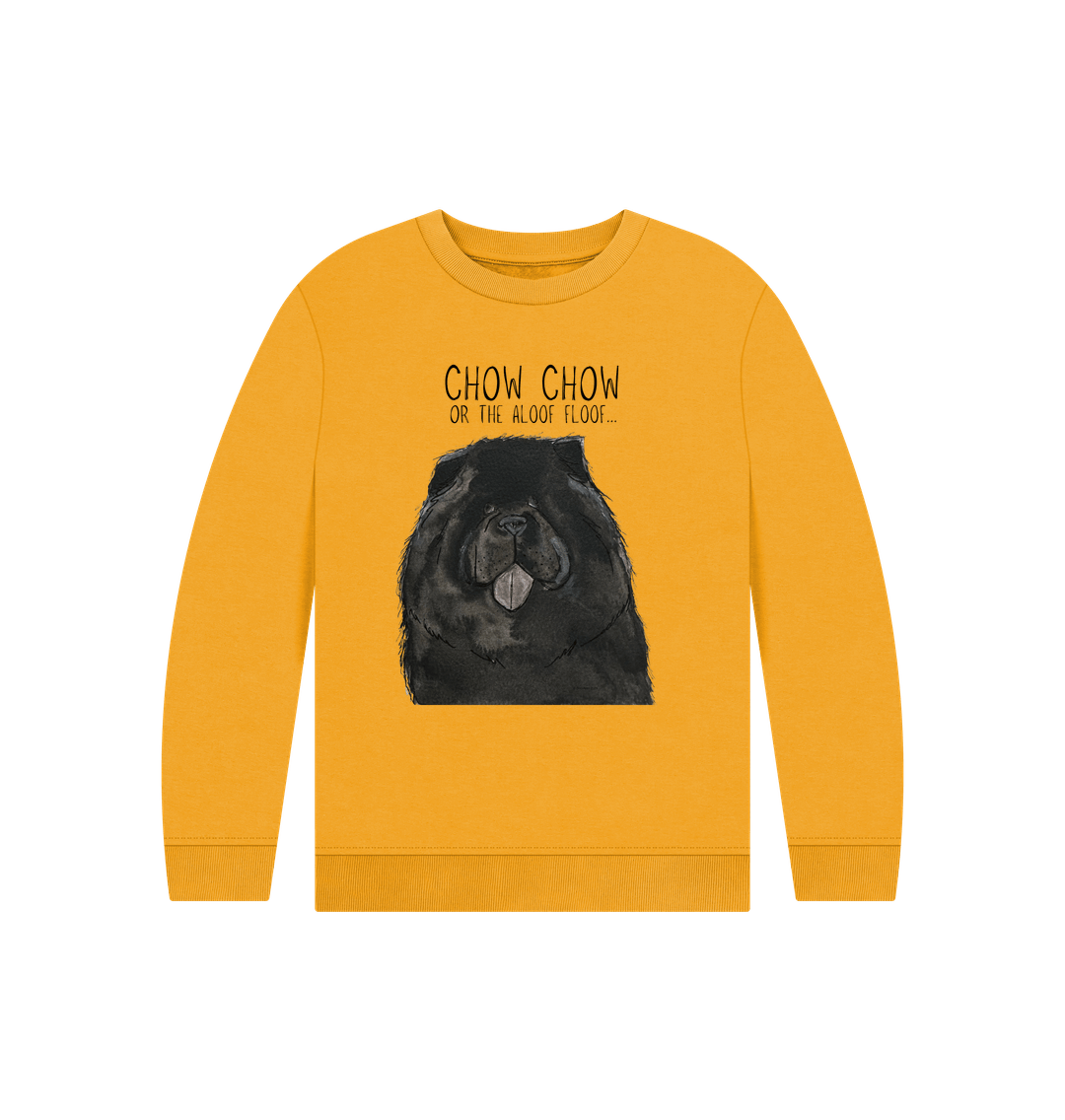 Cozy Black Chow Chow Child's Sweatshirt – Adorable Dog-Themed Kids' Clothing