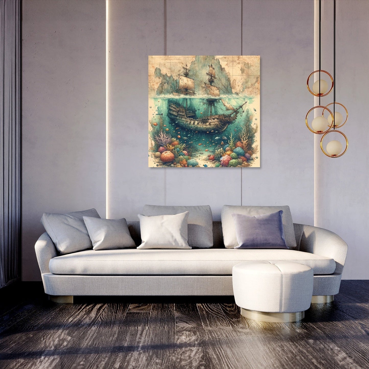 Sunken Treasures Canvas