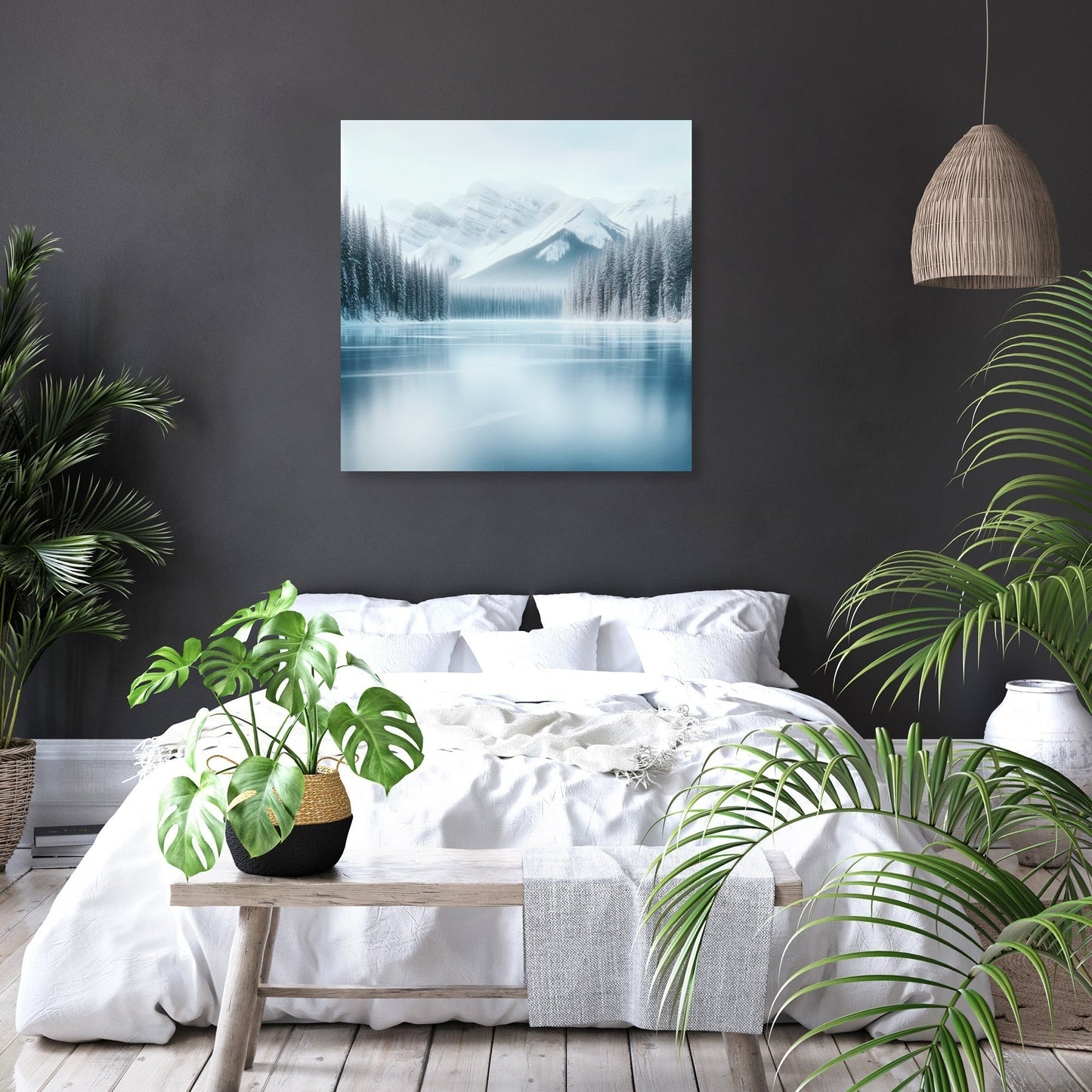 Winter Lake Canvas