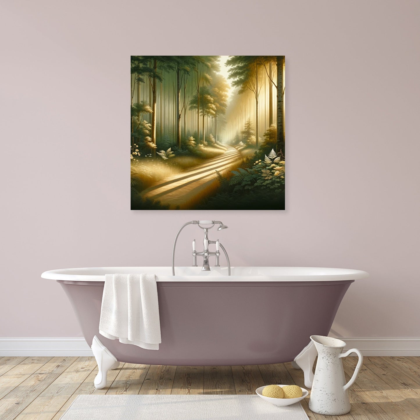 Forest Path Serenity Canvas