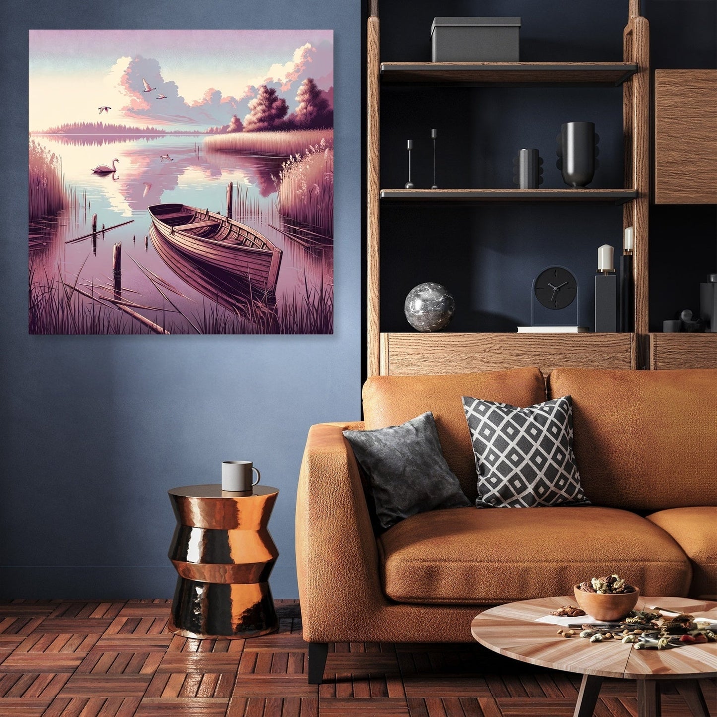 Tranquil Lake Reflections Canvas