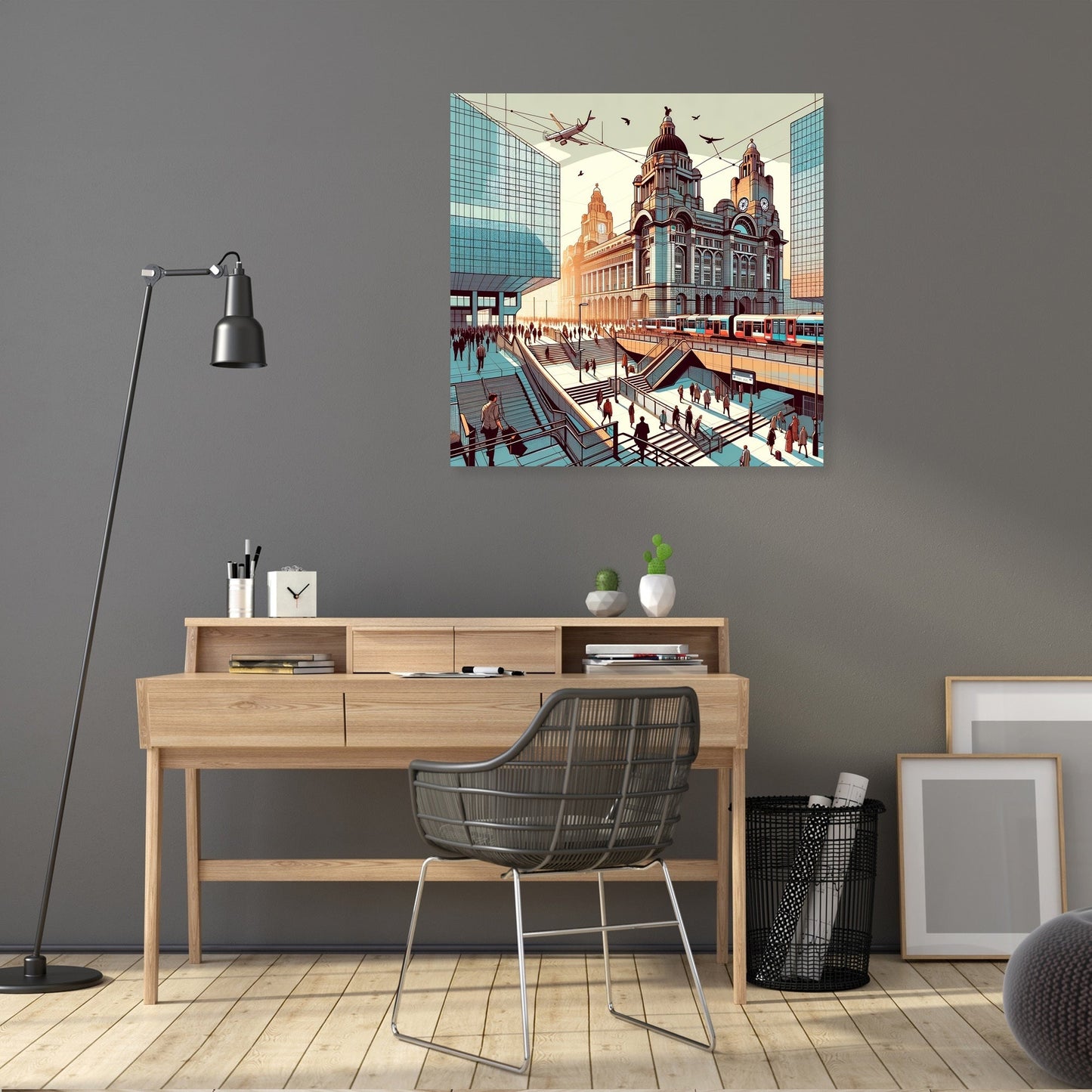 Liverpool Lime Street Nexus Canvas