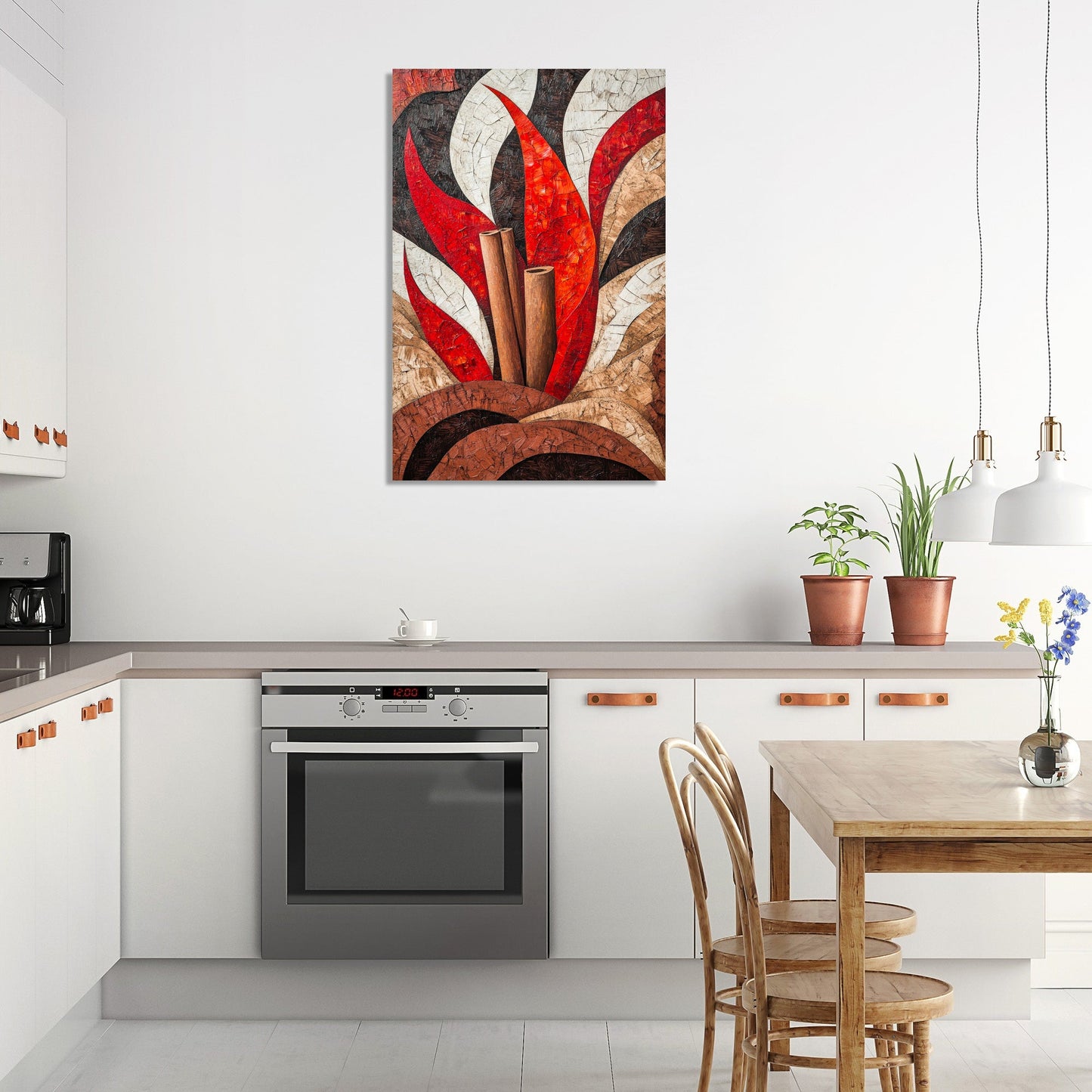 Geometric Spice Canvas
