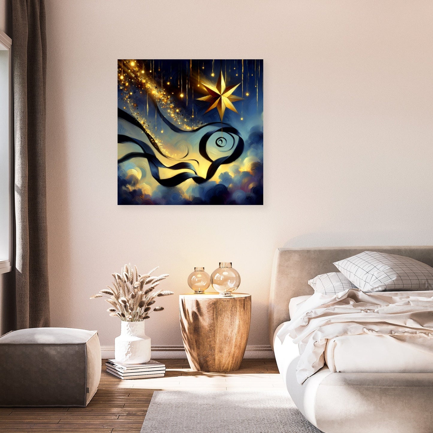 Twilight Mystery Ribbon Canvas