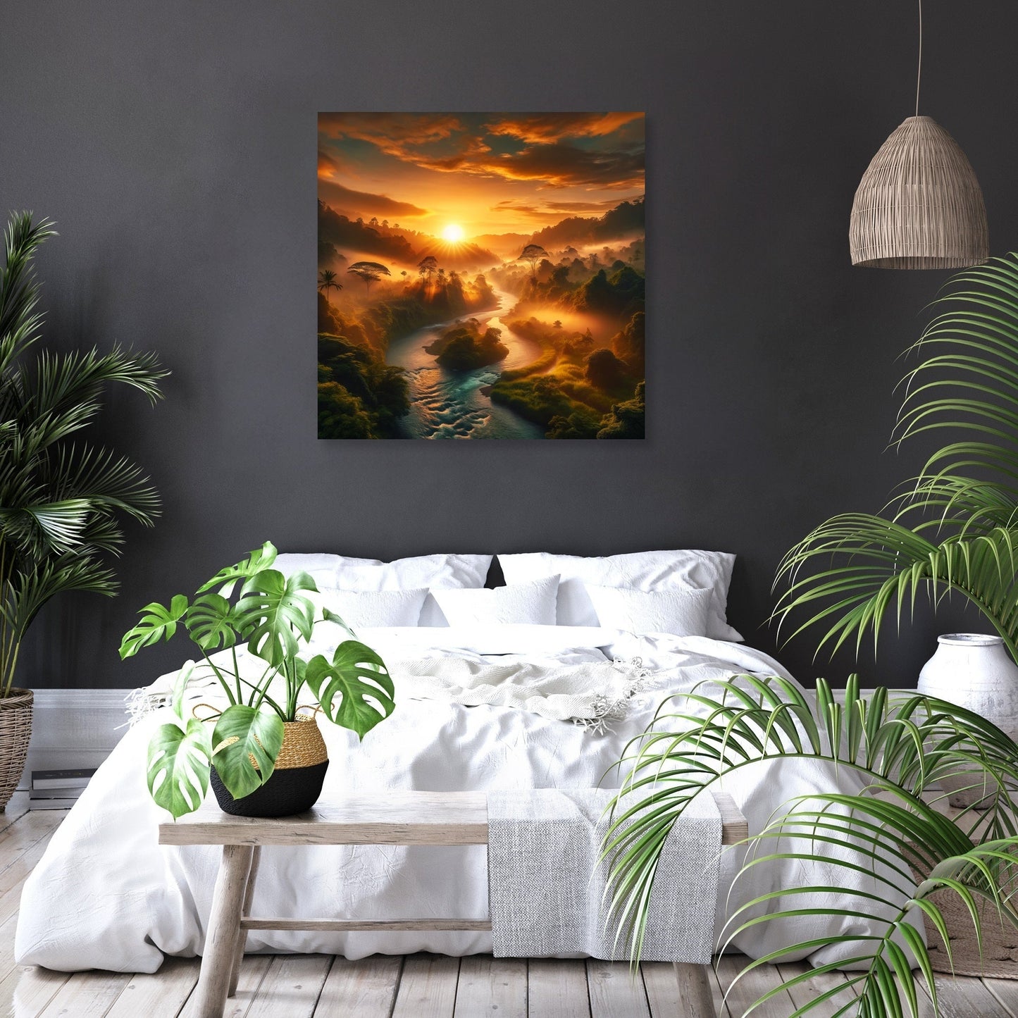 Dhace Sunrise Serenity Canvas