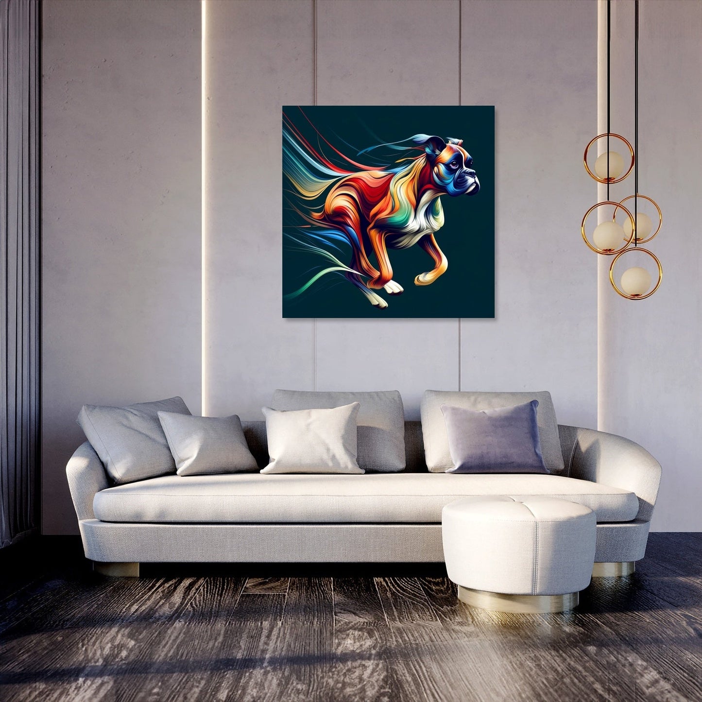 Dream Runner Abstract Motion Canvas