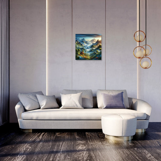 Mountain Tropics Symphony Canvas