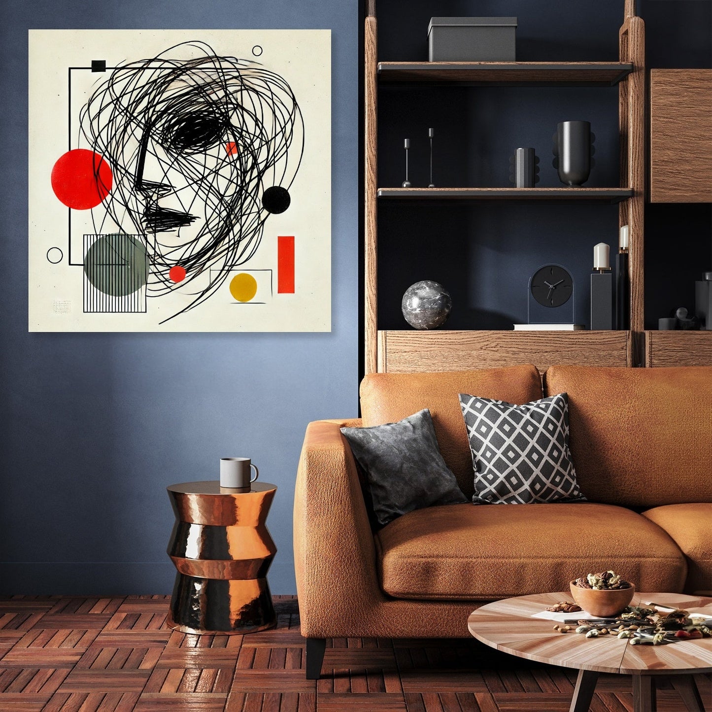 Scribble Symphony Canvas