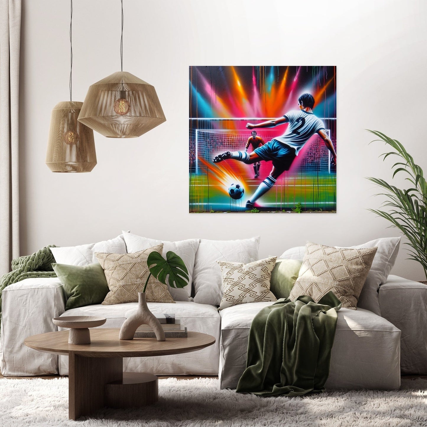 Free Kick Frenzy Canvas