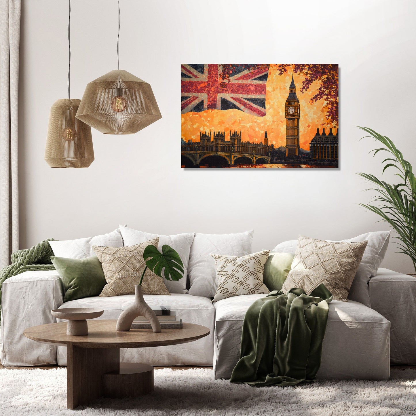 Big Ben Sunset Canvas