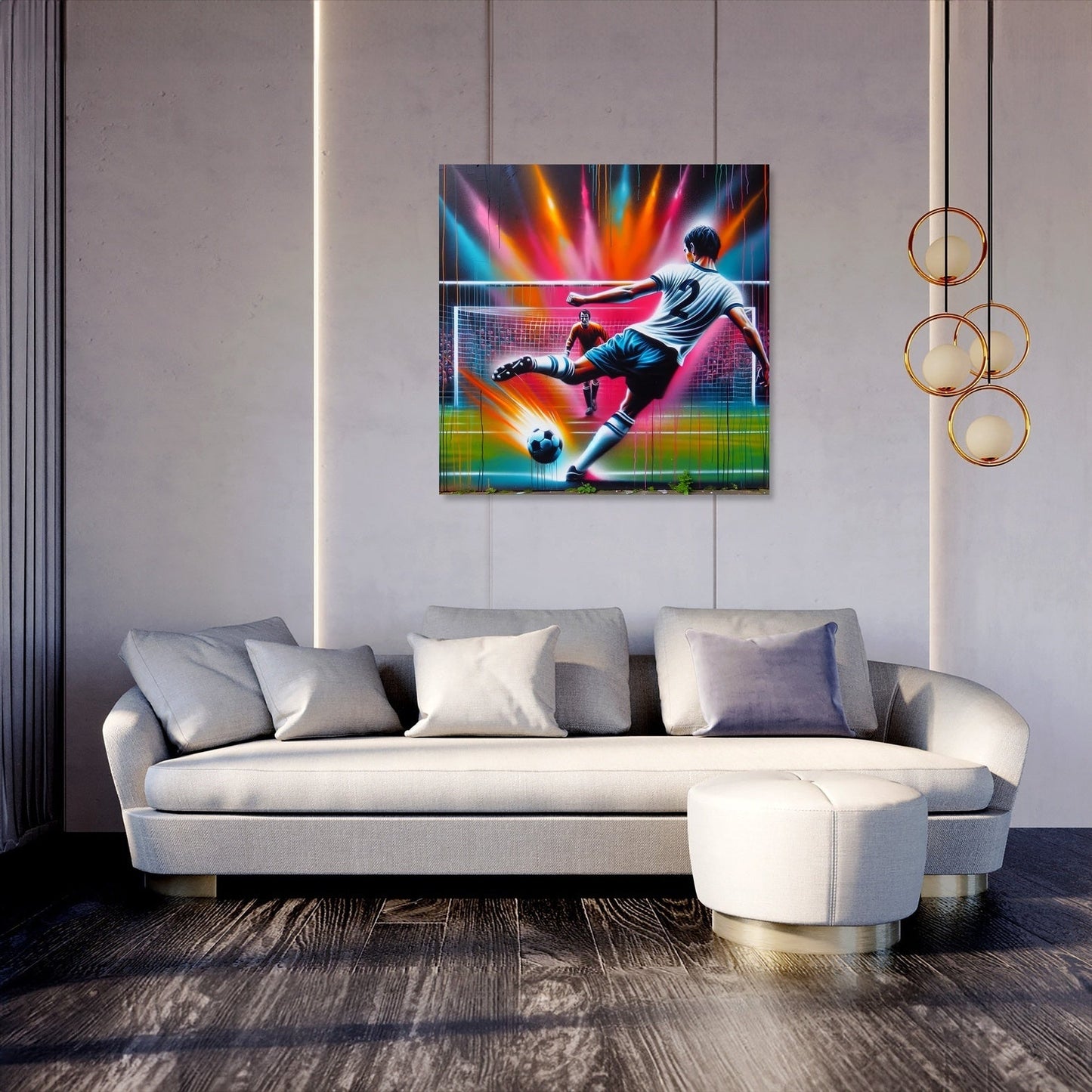 Free Kick Frenzy Canvas