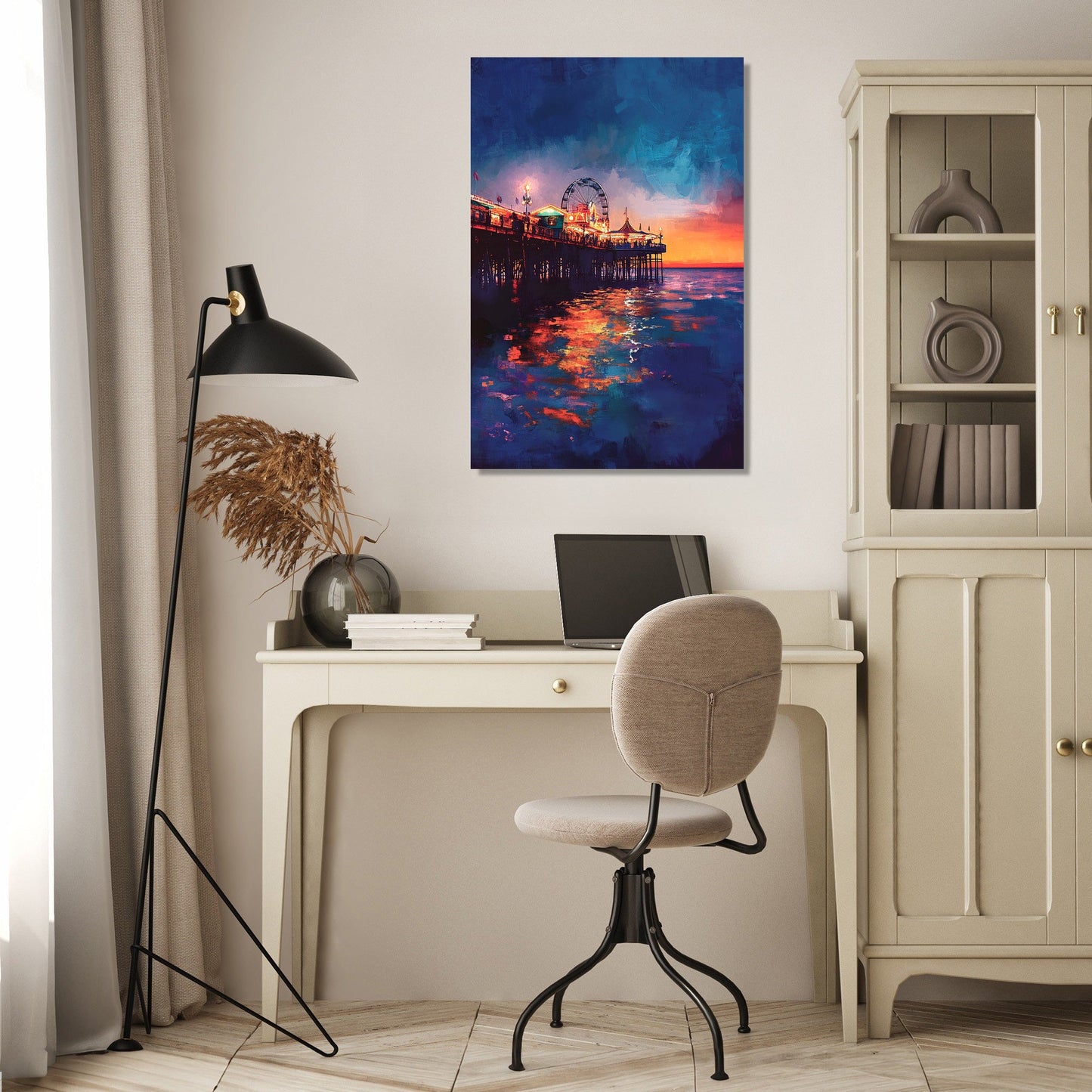 Brighton Pier Twilight Canvas