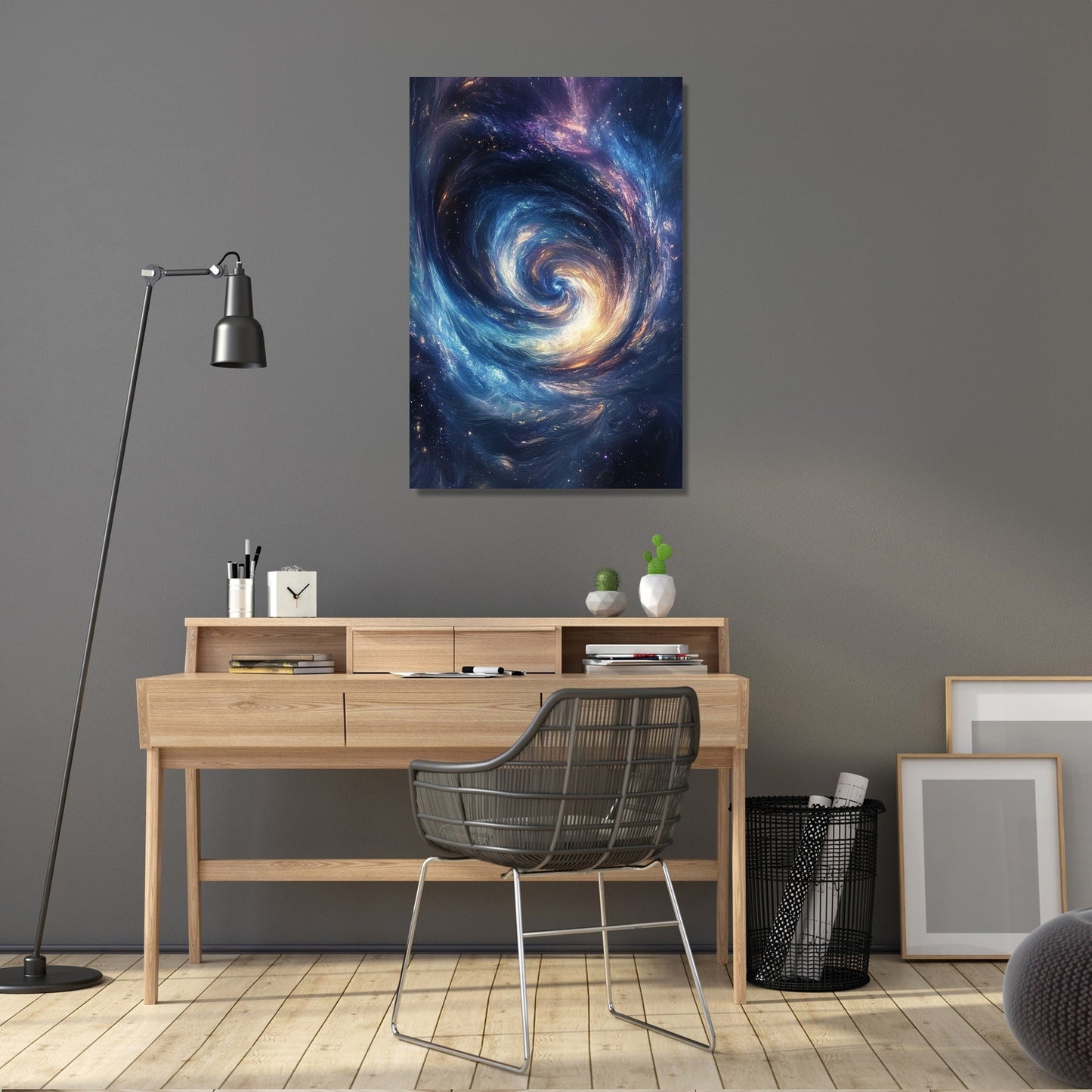 Cosmic Wormhole Canvas